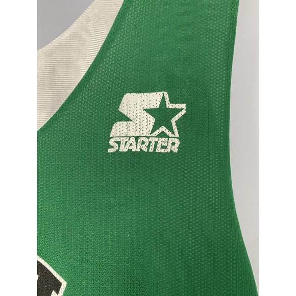 Vtg Larry Bird Boston Celtics Starter Size 48 NBA Training Reversible Jersey - Picture 8 of 11